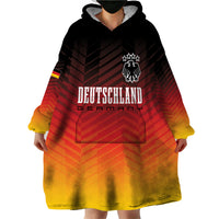 Germany Football Wearable Blanket Hoodie Nationalelf Dynamic - Wonder Print Shop