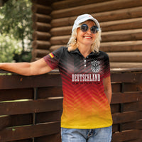 Germany Football Women Polo Shirt Nationalelf Dynamic - Wonder Print Shop