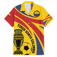 Colombia Football Custom Family Matching Puletasi and Hawaiian Shirt Todos Somos Colombia - Wonder Print Shop