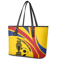 Colombia Football Leather Tote Bag Todos Somos Colombia - Wonder Print Shop
