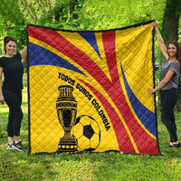 Colombia Football Quilt Todos Somos Colombia - Wonder Print Shop