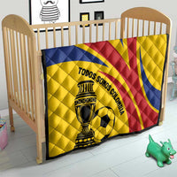 Colombia Football Quilt Todos Somos Colombia - Wonder Print Shop