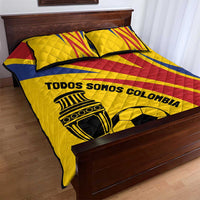 Colombia Football Quilt Bed Set Todos Somos Colombia - Wonder Print Shop