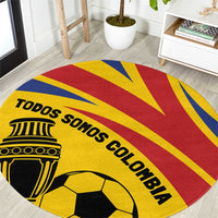 Colombia Football Round Carpet Todos Somos Colombia
