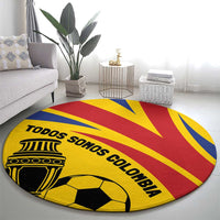 Colombia Football Round Carpet Todos Somos Colombia
