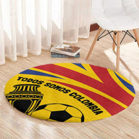 Colombia Football Round Carpet Todos Somos Colombia