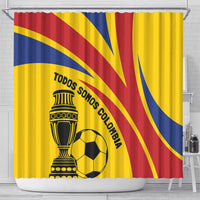 Colombia Football Shower Curtain Todos Somos Colombia