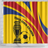 Colombia Football Shower Curtain Todos Somos Colombia