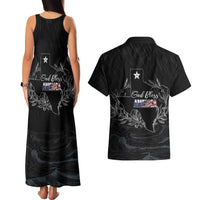 Pray for Texas Hill Country Couples Matching Tank Maxi Dress and Hawaiian Shirt - Wonder Print Shop