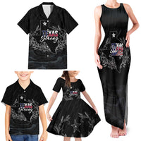 Pray for Texas Hill Country Family Matching Tank Maxi Dress and Hawaiian Shirt - Wonder Print Shop
