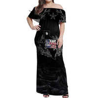 Pray for Texas Hill Country Off Shoulder Maxi Dress - Wonder Print Shop