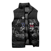 Pray for Texas Hill Country Sleeveless Puffer Jacket - Wonder Print Shop