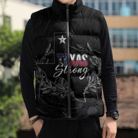 Pray for Texas Hill Country Sleeveless Puffer Jacket - Wonder Print Shop