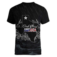 Pray for Texas Hill Country Women V-Neck T-Shirt - Wonder Print Shop