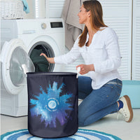 Perseid Meteor Shower Laundry Basket Starry Sky Above The Trees