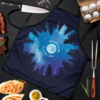 Perseid Meteor Shower Apron Starry Sky Above The Trees