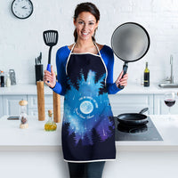 Perseid Meteor Shower Apron Starry Sky Above The Trees