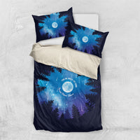Perseid Meteor Shower Bedding Set Starry Sky Above The Trees