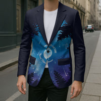 Perseid Meteor Shower Blazer Starry Sky Above The Trees