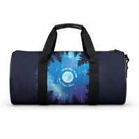 Perseid Meteor Shower Duffle Bag Starry Sky Above The Trees