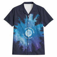 Perseid Meteor Shower Hawaiian Shirt Starry Sky Above The Trees