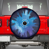 Perseid Meteor Shower Spare Tire Cover Starry Sky Above The Trees