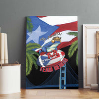Ay Bendito! Benito Bowl Proud Boricua Canvas Wall Art