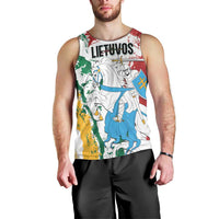 Lithuania Personalized Men Tank Top Lietuvos Artsy Vytis
