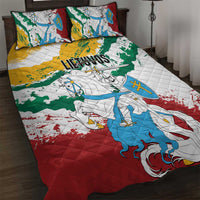 Lithuania Quilt Bed Set Lietuvos Artsy Vytis