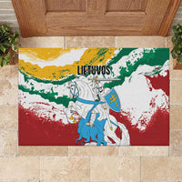 Lithuania Rubber Doormat Lietuvos Artsy Vytis