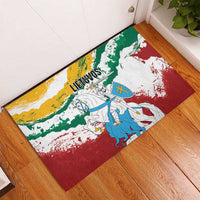 Lithuania Rubber Doormat Lietuvos Artsy Vytis