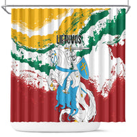 Lithuania Shower Curtain Lietuvos Artsy Vytis