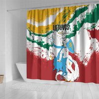 Lithuania Shower Curtain Lietuvos Artsy Vytis