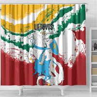 Lithuania Shower Curtain Lietuvos Artsy Vytis