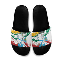 Lithuania Slide Sandals Lietuvos Artsy Vytis