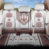 Ukraine Vyshyvanka Inspired Patterns Back Car Seat Cover White