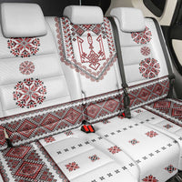 Ukraine Vyshyvanka Inspired Patterns Back Car Seat Cover White