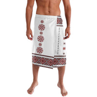 Ukraine Vyshyvanka Inspired Patterns Lavalava White