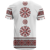 Ukraine Vyshyvanka Inspired Patterns T Shirt White