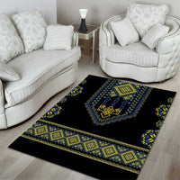 Ukraine Vyshyvanka Inspired Patterns Area Rug Ukraini Colors