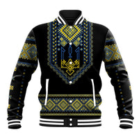 Ukraine Vyshyvanka Inspired Patterns Baseball Jacket Ukraini Colors