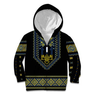 Ukraine Vyshyvanka Inspired Patterns Kid Hoodie Ukraini Colors
