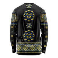 Ukraine Vyshyvanka Inspired Patterns Long Sleeve Shirt Ukraini Colors