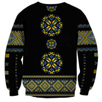 Ukraine Vyshyvanka Inspired Patterns Sweatshirt Ukraini Colors