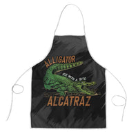 Alligator Alcatraz Apron ICE With A Bite - Wonder Print Shop