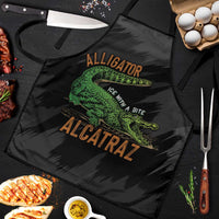 Alligator Alcatraz Apron ICE With A Bite - Wonder Print Shop