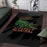 Alligator Alcatraz Area Rug ICE With A Bite - Wonder Print Shop