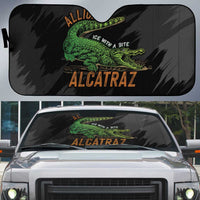 Alligator Alcatraz Auto Sun Shade ICE With A Bite - Wonder Print Shop