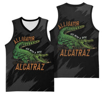 Alligator Alcatraz Basketball Jersey ICE With A Bite - Wonder Print Shop