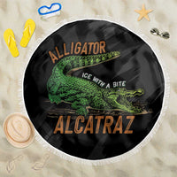 Alligator Alcatraz Beach Blanket ICE With A Bite - Wonder Print Shop